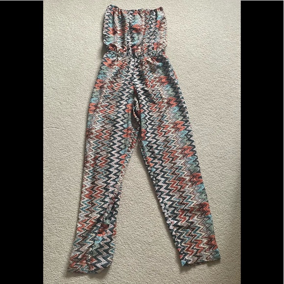 Strapless jumpsuit - Picture 2 of 5